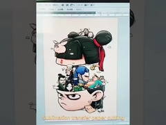 Paper Material Type A3/A4 Light/Dark Inkjet Heat Transfer for Sublimation on T-Shirt